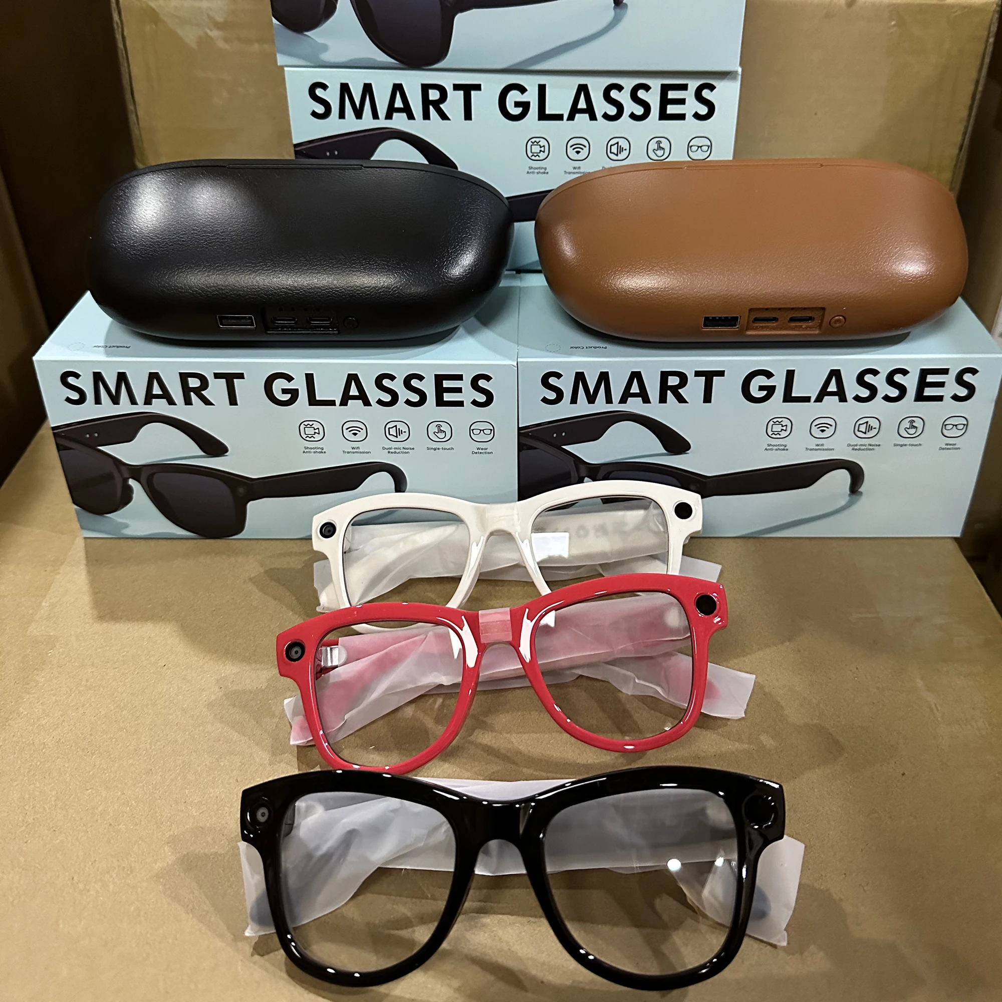 2026 AI Smart Glasses M02 Ultra 1080P HD Camera ChatGPT 3600mAh Charging Case Power Bank 32GB Translation Music Video Sunglasses
2026 AI Smart Glasses M02 Ultra 1080P HD Camera ChatGPT 3600mAh Charging Case Power Bank 32GB Translation Music Video Sunglasses