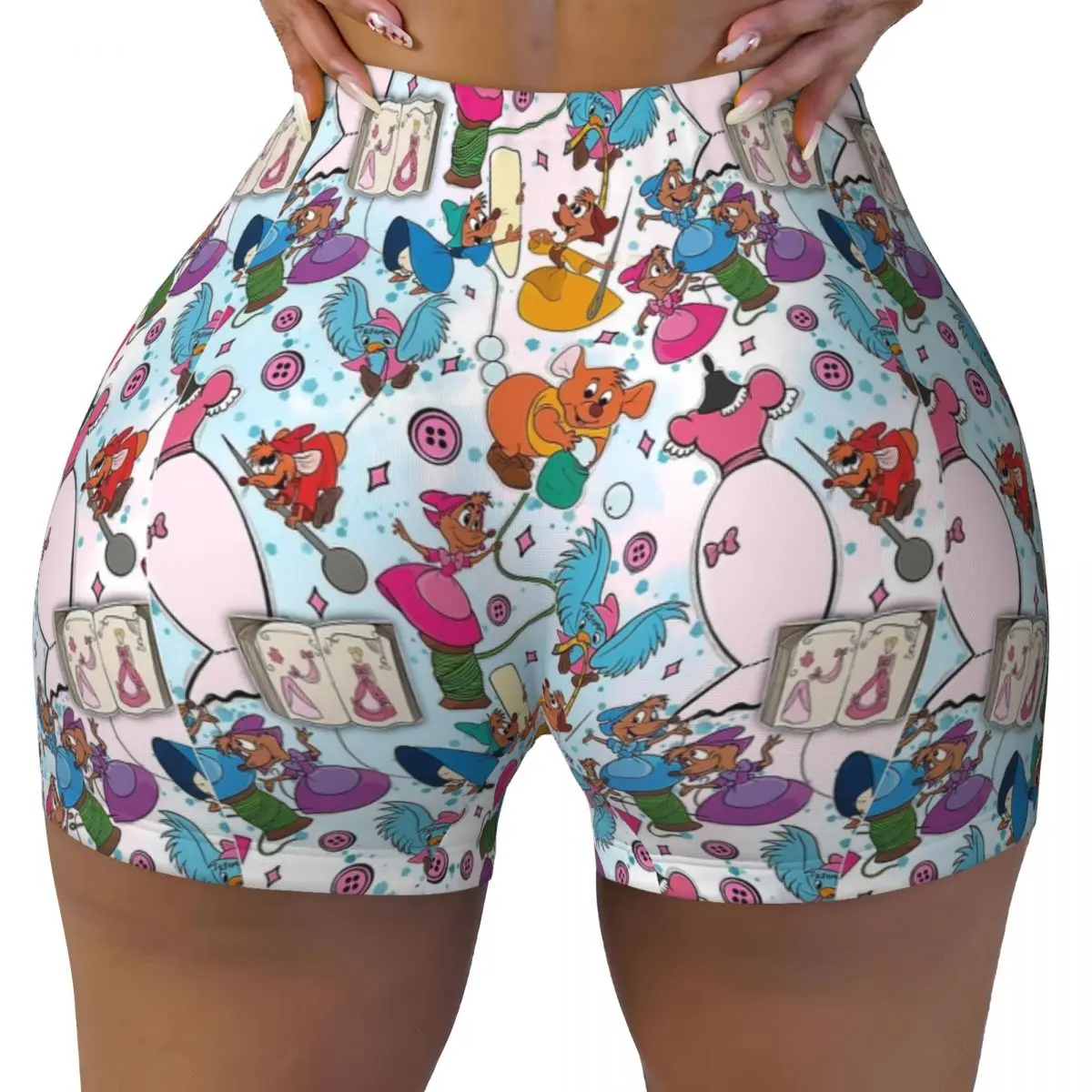 Jaq, Gus, & Sewing Friends High Waist Yoga Shorts for Women Cinderella Sports Fitness Workout Gym Sportswear
Jaq, Gus, & Sewing Friends High Waist Yoga Shorts for Women Cinderella Sports Fitness Workout Gym Sportswear