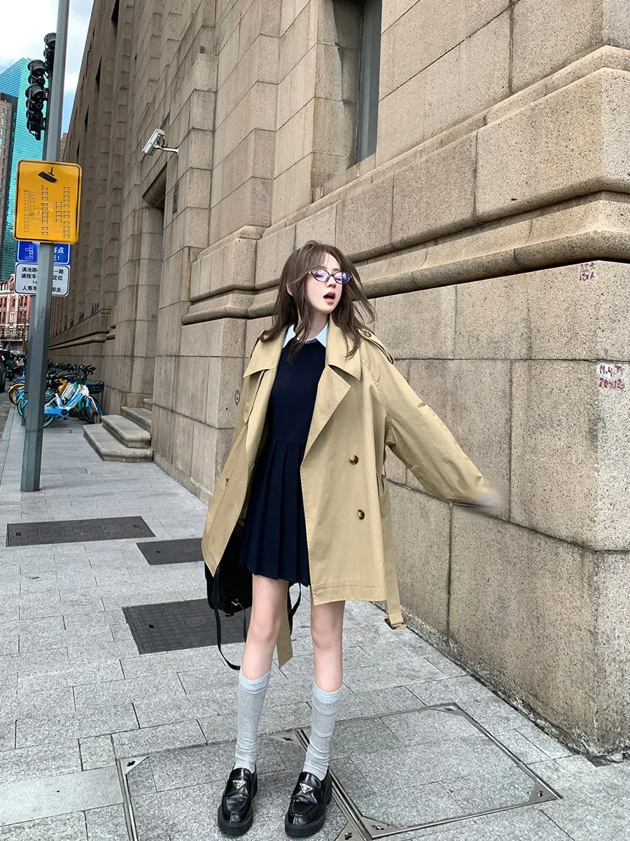 i Color Plaid Mid-Length Women's Windbreaker Commute Sle Long Sve V-Ne Single Button Closure Pure Color Outerwear
i Color Plaid Mid-Length Women's Windbreaker Commute Sle Long Sve V-Ne Single Button Closure Pure Color Outerwear