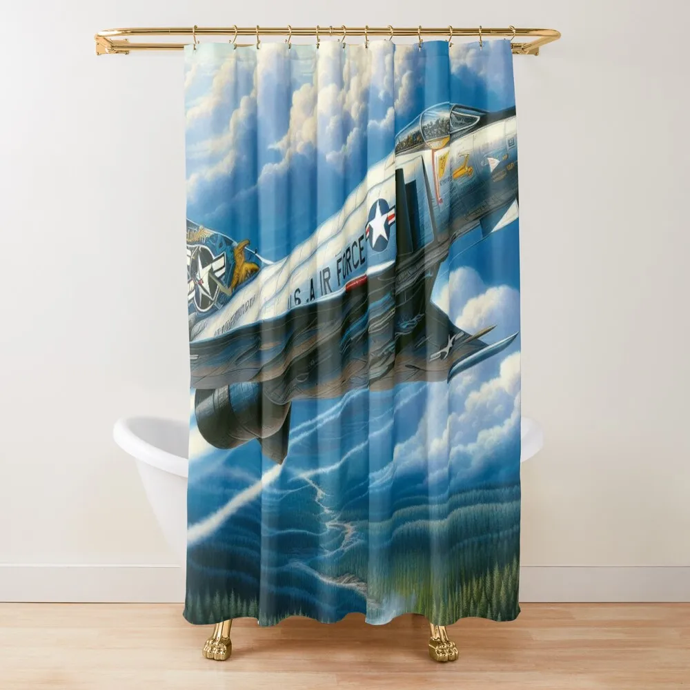 F-4 Phantom Shower Curtain Shower Bathroom Elegant Bathroom Accessories For Shower And Services Curtain
F-4 Phantom Shower Curtain Shower Bathroom Elegant Bathroom Accessories For Shower And Services Curtain