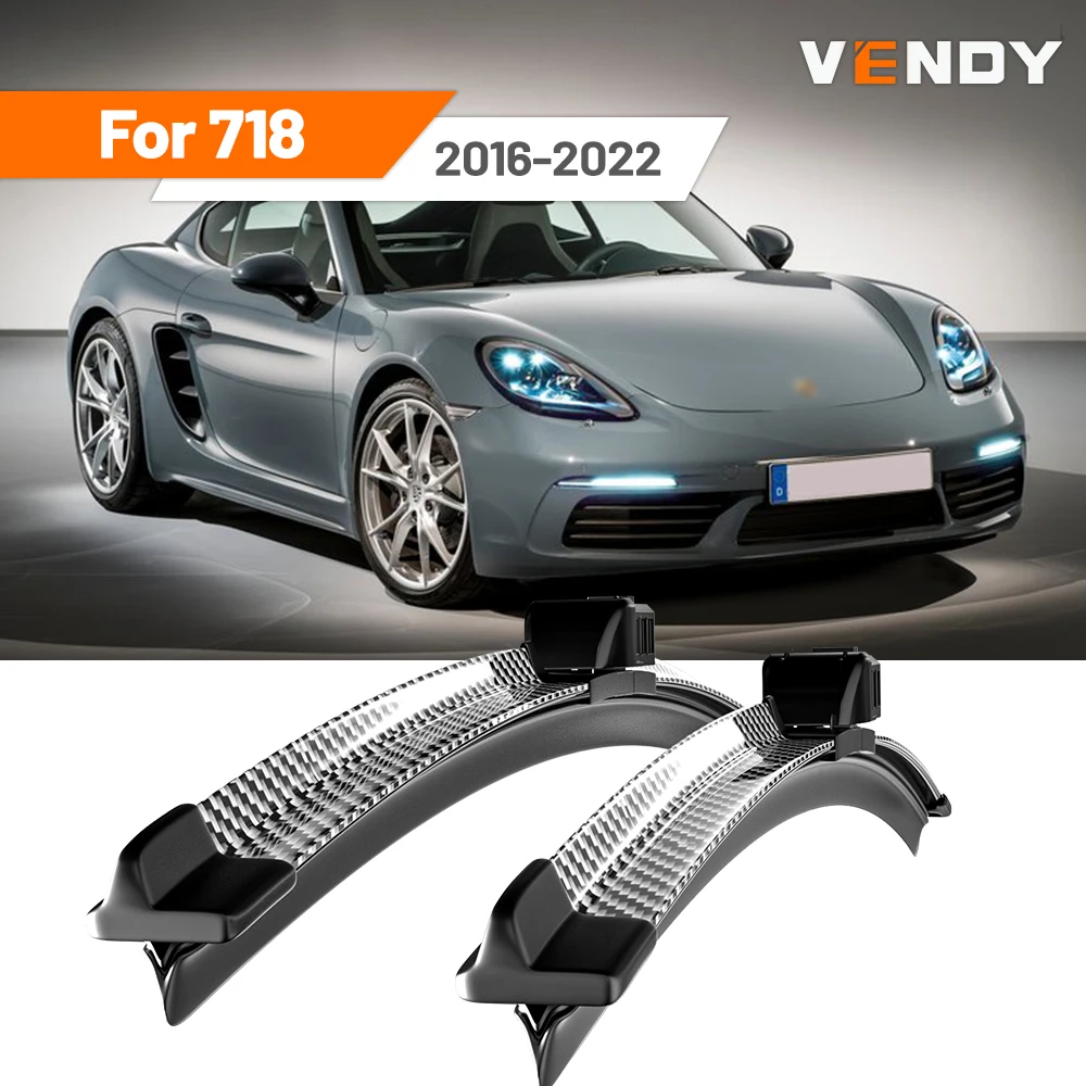 For Porsche 718 Cayman Boxster 982 2016-2022 2017 2018 2019 2pcs Front Windshield Wiper Blades Windscreen Wipers Carbon Fibre
For Porsche 718 Cayman Boxster 982 2016-2022 2017 2018 2019 2pcs Front Windshield Wiper Blades Windscreen Wipers Carbon Fibre