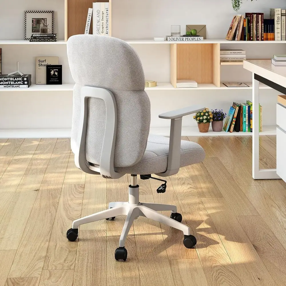 Oice Chair, Home Oice Desk Chairs with Armrest, Comy Rolling Desk Chair with Wheels, abric Computer Chairs Adjustable Backward o
Oice Chair, Home Oice Desk Chairs with Armrest, Comy Rolling Desk Chair with Wheels, abric Computer Chairs Adjustable Backward o