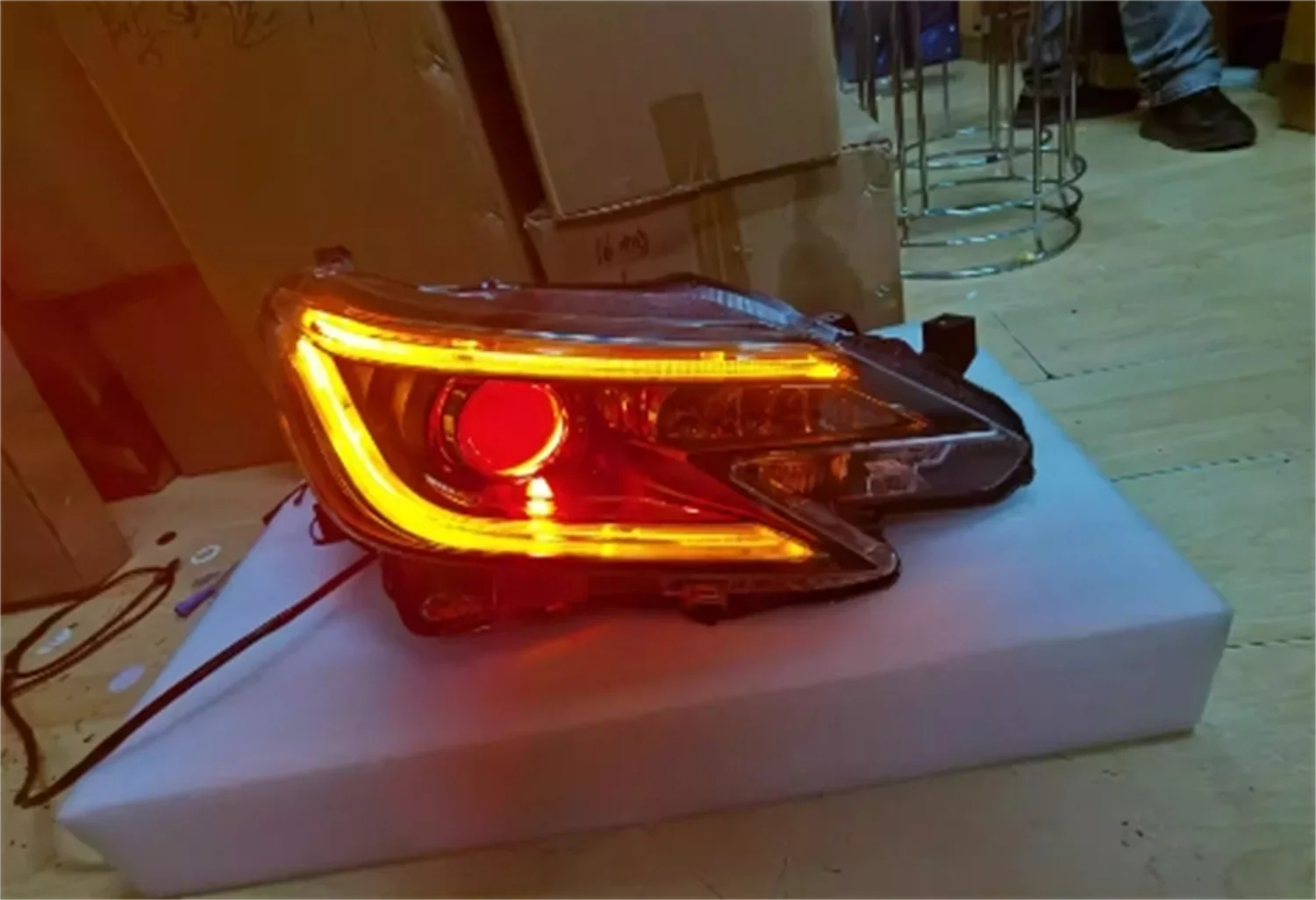Передняя фара в сборе для Toyota Reiz 13-18 Angel Eye дневного хода DRL указатель поворота
Передняя фара в сборе для Toyota Reiz 13-18 Angel Eye дневного хода DRL указатель поворота
