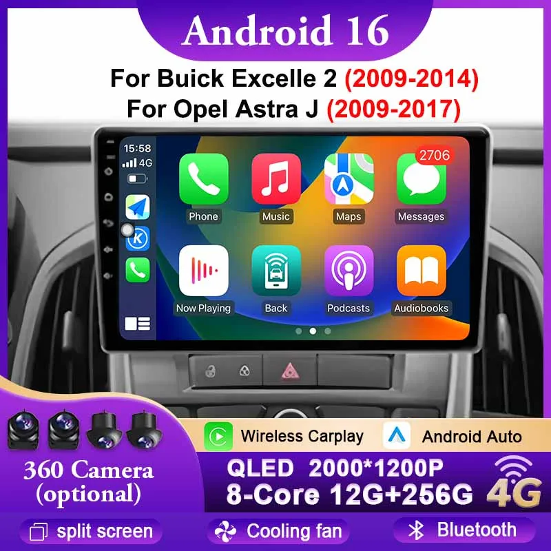 Android 16 Car Radio For Buick Excelle 2 2009 - 2014 For Opel Astra J 2009 - 2017 4G WIFI Multimedia Stereo Video Player GPS BT
Android 16 Car Radio For Buick Excelle 2 2009 - 2014 For Opel Astra J 2009 - 2017 4G WIFI Multimedia Stereo Video Player GPS BT