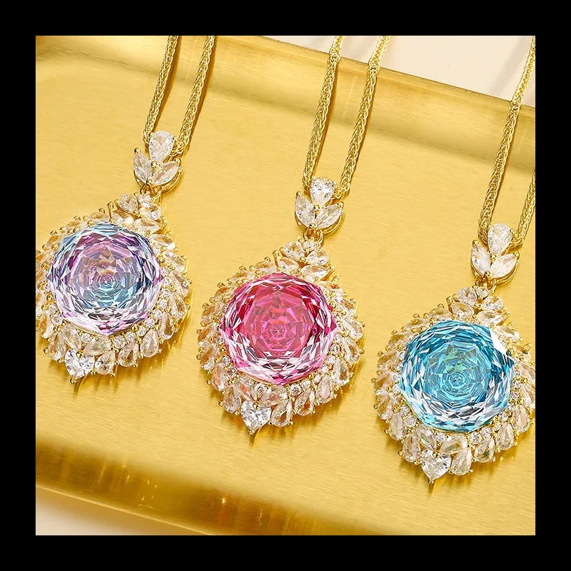 Новинка 2025 года, ювелирные изделия Zhuang Shengsheng, медное дно, позолоченное розовое огранки, цвет ретро, золотой кулон, основной камень 18 мм
Новинка 2025 года, ювелирные изделия Zhuang Shengsheng, медное дно, позолоченное розовое огранки, цвет ретро, золотой кулон, основной камень 18 мм