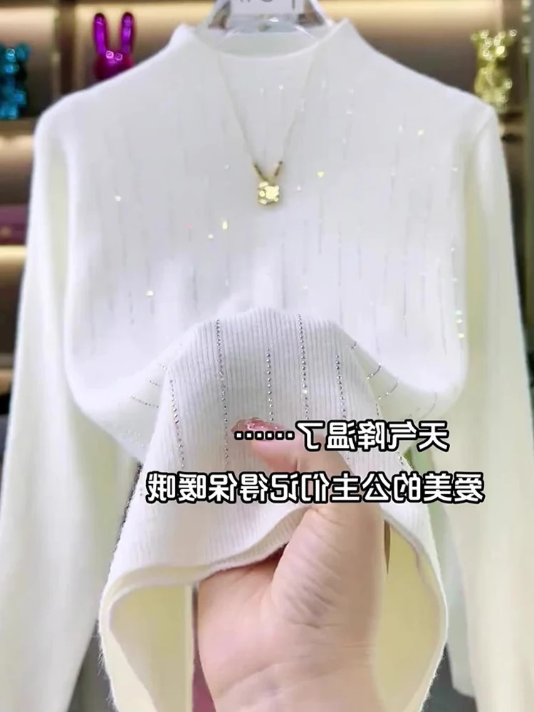 Elegant Color Crew Neck Long Sleeve Sweater Casual Basic Layering Top Slimming Effect Autumn New Style Women's Knitwear
Elegant Color Crew Neck Long Sleeve Sweater Casual Basic Layering Top Slimming Effect Autumn New Style Women's Knitwear