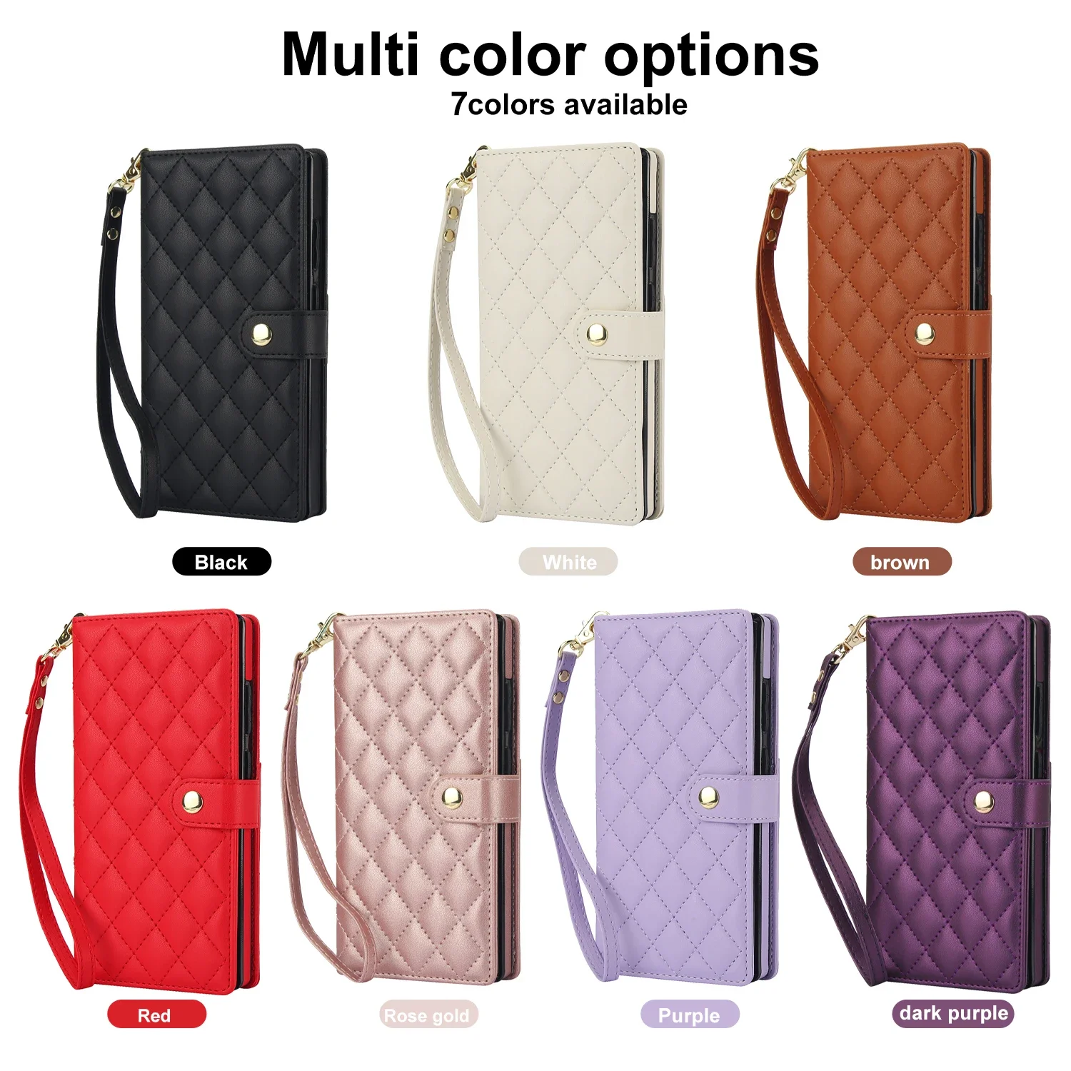Colorful PU Leather Plaid Purses Flip Wallet Phone Case with Shoulder Strap for Samsung Galaxy S21 22 23 24 Ultra PLUS FE NOTE20
Colorful PU Leather Plaid Purses Flip Wallet Phone Case with Shoulder Strap for Samsung Galaxy S21 22 23 24 Ultra PLUS FE NOTE20