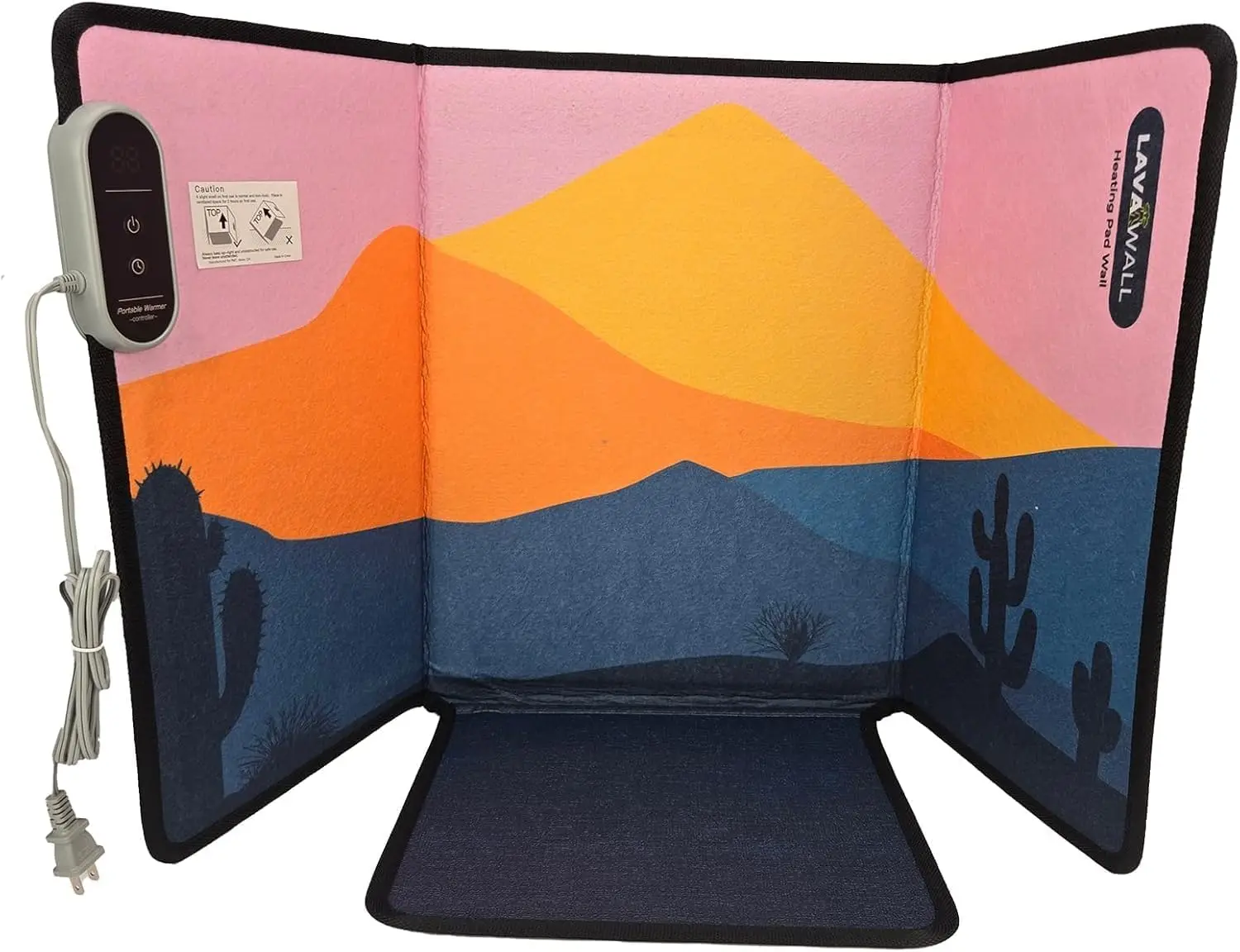 Lavawall Electric Warming Wall - Portable Under-Desk Heater, Timer & Thermostat, Safe & Quiet for Feet & Ankles - Foldable - Des
Lavawall Electric Warming Wall - Portable Under-Desk Heater, Timer & Thermostat, Safe & Quiet for Feet & Ankles - Foldable - Des