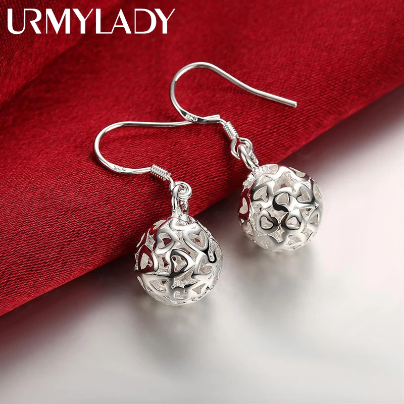 925 Sterling Silver Earrings temperament Women Ball earrings Christmas Gifts Street all-match Jewelry
925 Sterling Silver Earrings temperament Women Ball earrings Christmas Gifts Street all-match Jewelry