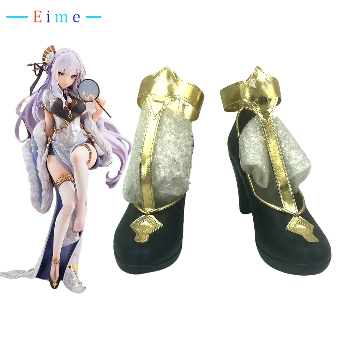 Обувь для косплея Emilia Anim Re:zero, черные туфли из искусственной кожи, аксессуары для косплея в стиле аниме, карнавальные ботинки на Хэллоуин, индивидуальный заказ
Обувь для косплея Emilia Anim Re:zero, черные туфли из искусственной кожи, аксессуары для косплея в стиле аниме, карнавальные ботинки на Хэллоуин, индивидуальный заказ