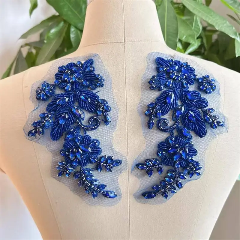 1Pair Handsewn Glass Drill Mirror Flower Sparkling Rhinestone Flowers Coats Waistbands Shoulders Wedding Dress DIY Patch Epaulet
1Pair Handsewn Glass Drill Mirror Flower Sparkling Rhinestone Flowers Coats Waistbands Shoulders Wedding Dress DIY Patch Epaulet