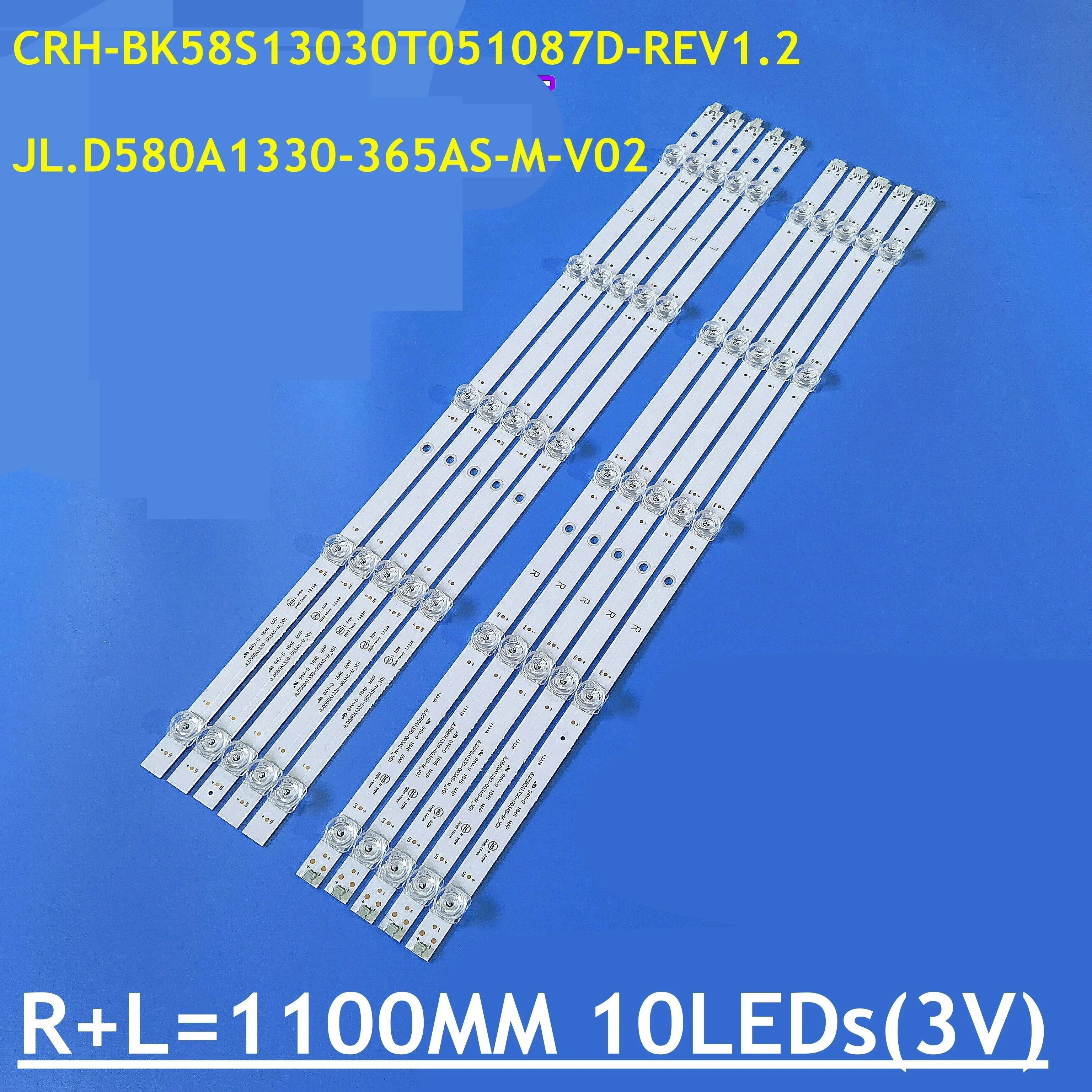 10set LED Backlight Strip H58A6120 H58A6120UK H58A6120IL H58AE6000UK H58AE6000IL H58AE6100IL H58A6100UK H58A6100IL HD580S1U91-L
10set LED Backlight Strip H58A6120 H58A6120UK H58A6120IL H58AE6000UK H58AE6000IL H58AE6100IL H58A6100UK H58A6100IL HD580S1U91-L