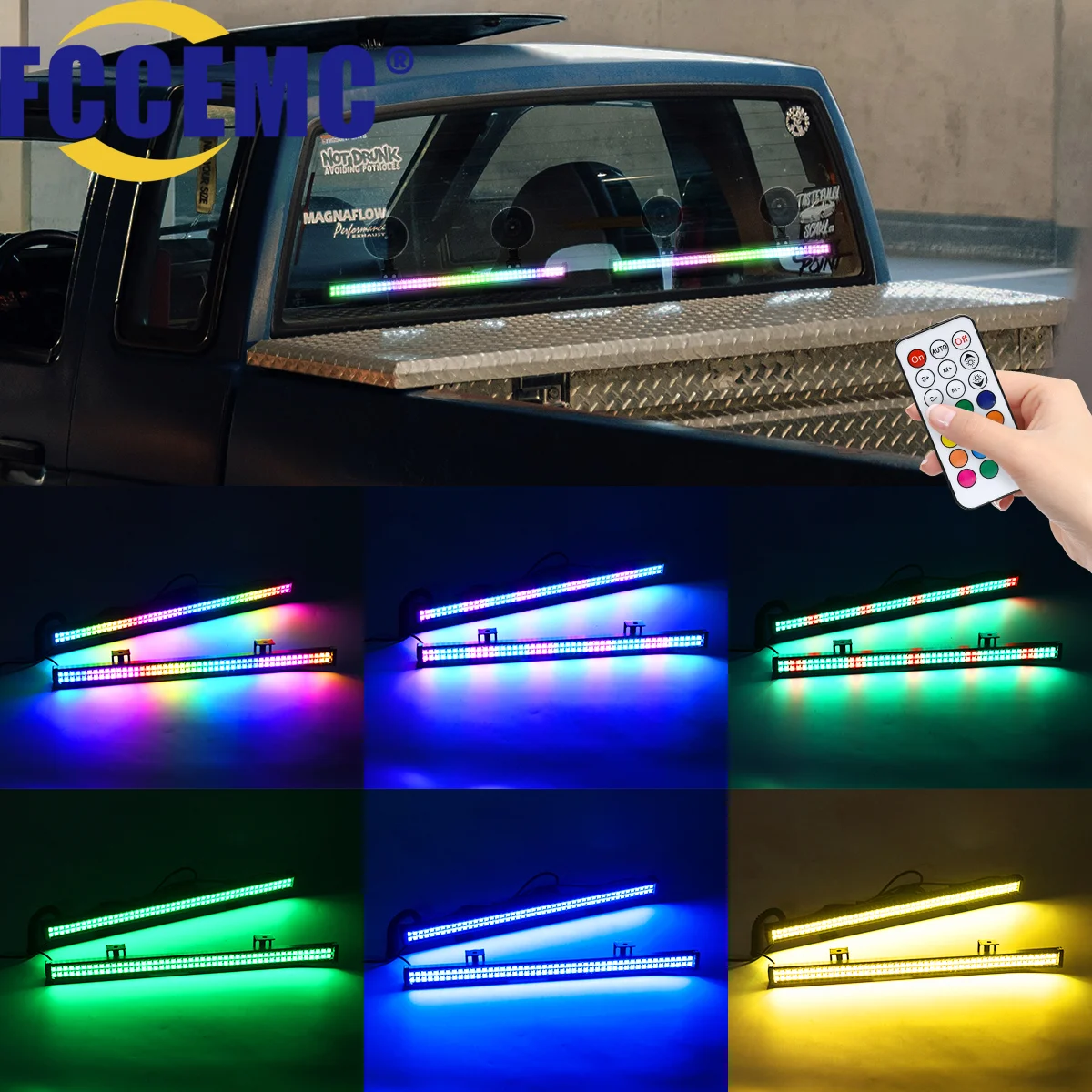 2 in 1 LED Car Strobe Warning Light With Sucker Colorful 7 modes Remote Control Emergency Flash Lights for Windshield 12V 24V
2 in 1 LED Car Strobe Warning Light With Sucker Colorful 7 modes Remote Control Emergency Flash Lights for Windshield 12V 24V