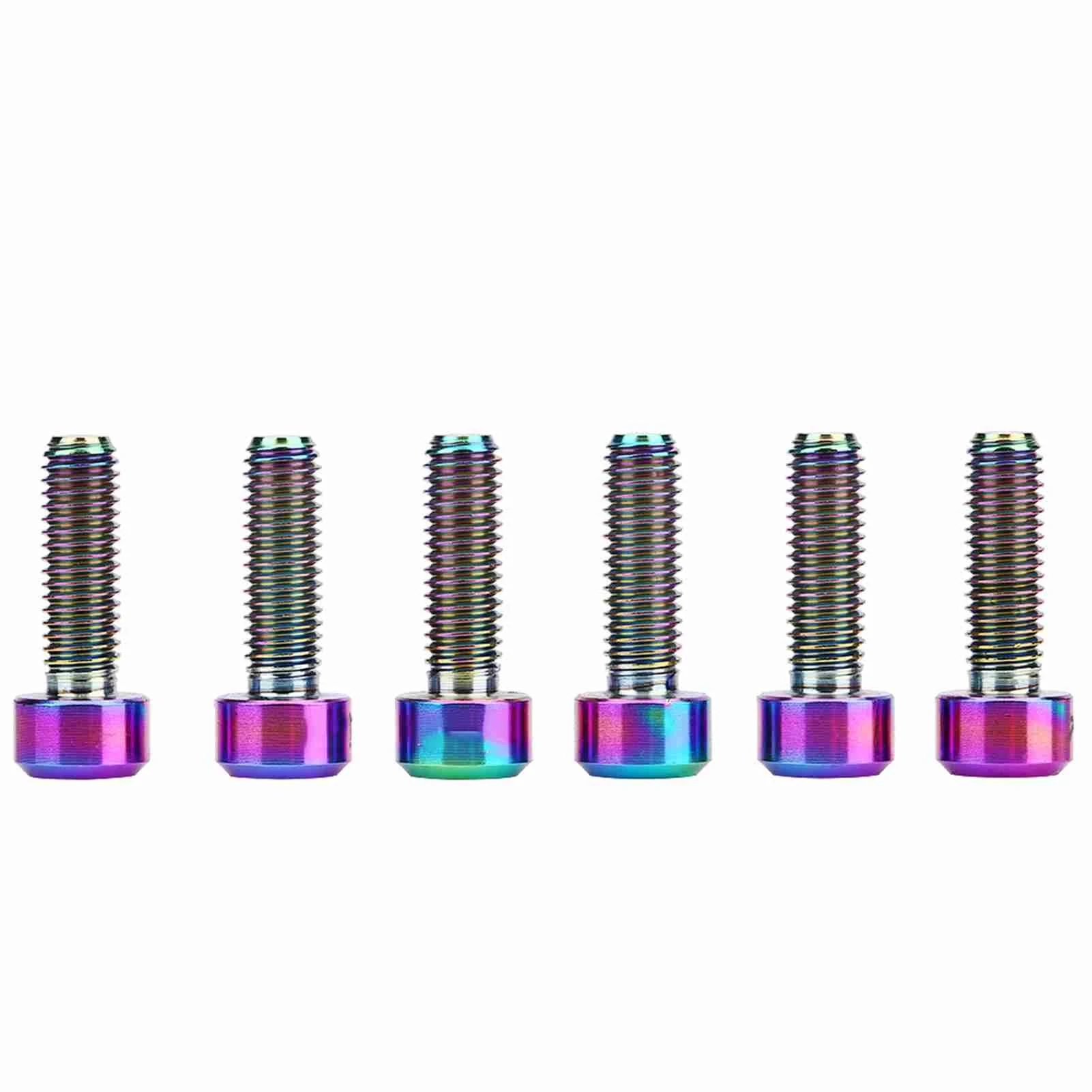 6pcs set M5*16mm Titanium Alloy Bike Fixed Stem Bolts For Bicycle Mountain Stem
6pcs set M5*16mm Titanium Alloy Bike Fixed Stem Bolts For Bicycle Mountain Stem