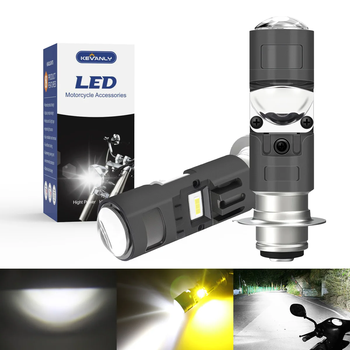 1PC H4 P15D LED Motorcycle Headlight Bulbs 12-96V Spotlight Hi/Lo Beam Lamp Dual Color Motor Accessories Fog Lights 12V 6000LM
1PC H4 P15D LED Motorcycle Headlight Bulbs 12-96V Spotlight Hi/Lo Beam Lamp Dual Color Motor Accessories Fog Lights 12V 6000LM