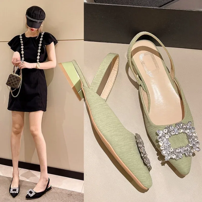 Beige Heeled Sandals Clear Shoes 2025 Women's Black Rhinestone Medium Pointed Closed New Spring Gladiator Block Girls Size 42
Beige Heeled Sandals Clear Shoes 2025 Women's Black Rhinestone Medium Pointed Closed New Spring Gladiator Block Girls Size 42