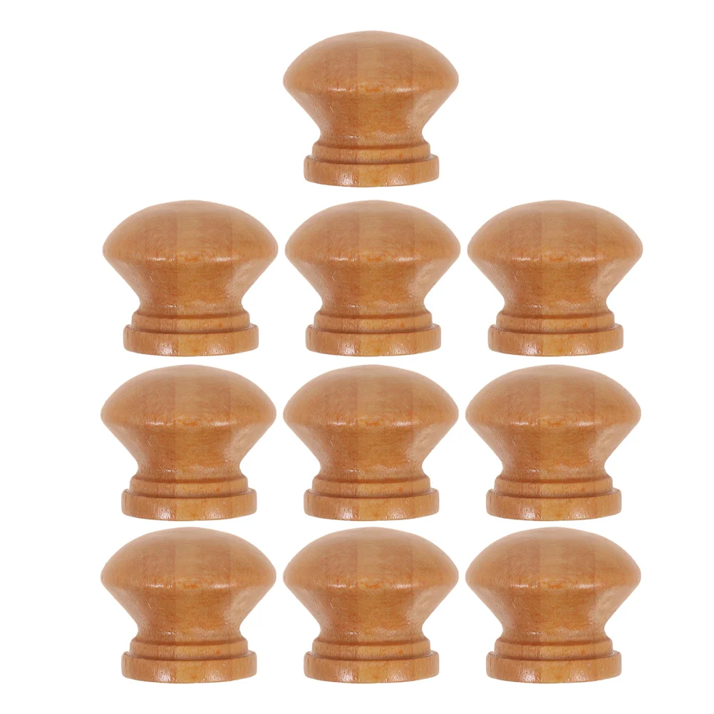 10 Pcs Wooden Mushroom Cabinet Knobs Drawer Handles Round Wood Pulls for Furniture Doors Dressers Wardrobes Closets
10 Pcs Wooden Mushroom Cabinet Knobs Drawer Handles Round Wood Pulls for Furniture Doors Dressers Wardrobes Closets