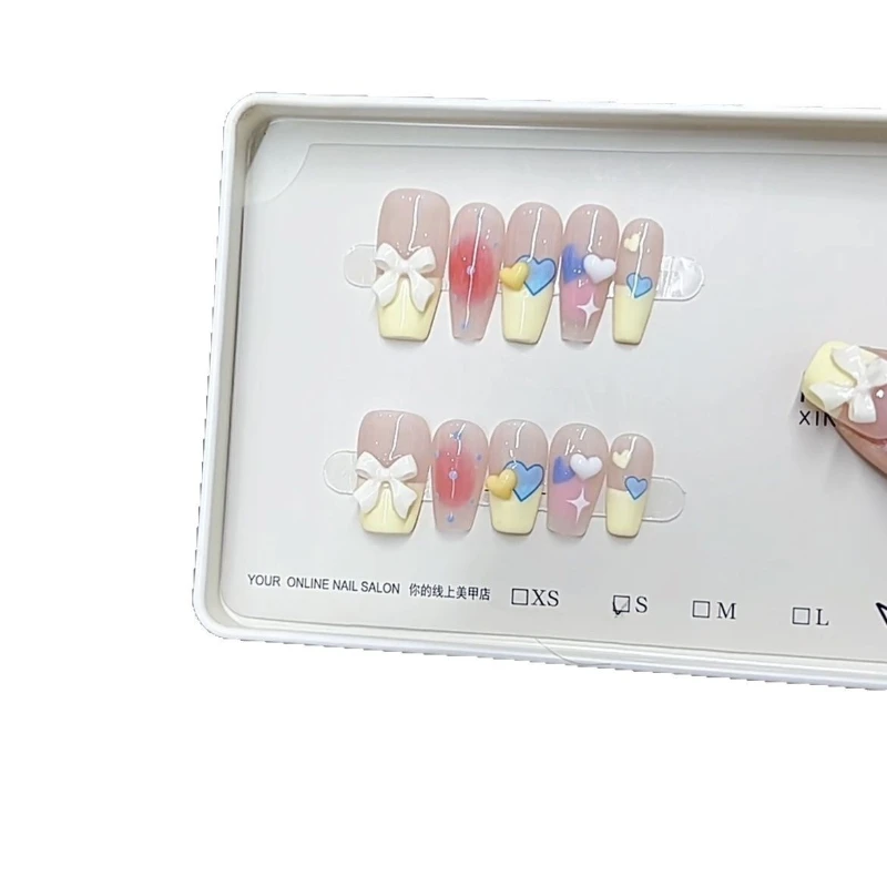 Pure handmade phototherapy wearing nail spring macaron hand-painted blush nail patch
Pure handmade phototherapy wearing nail spring macaron hand-painted blush nail patch