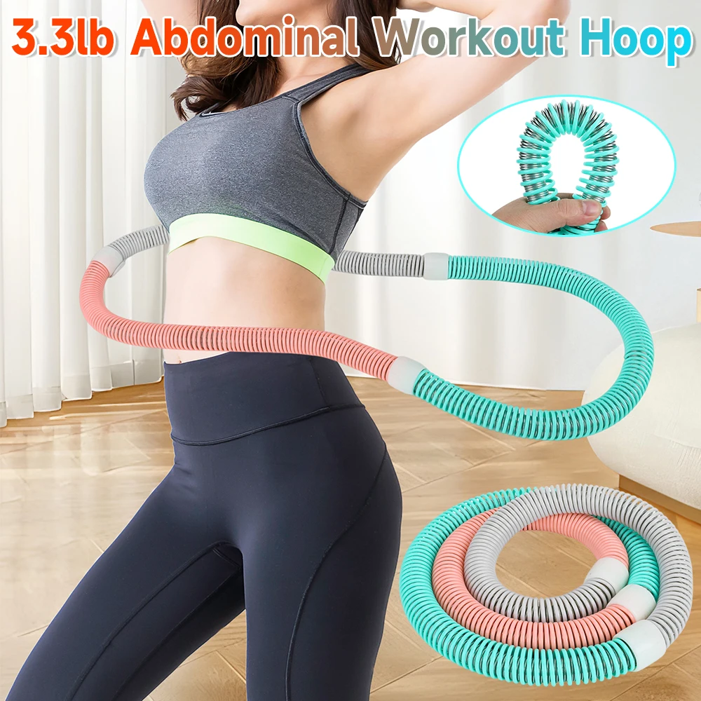 Foldable Spring Abdominal Workout Hoop Weighted Portable Fitness Circle 30 Mins Fat Burning Full Body Toning with Waist Tap
Foldable Spring Abdominal Workout Hoop Weighted Portable Fitness Circle 30 Mins Fat Burning Full Body Toning with Waist Tap