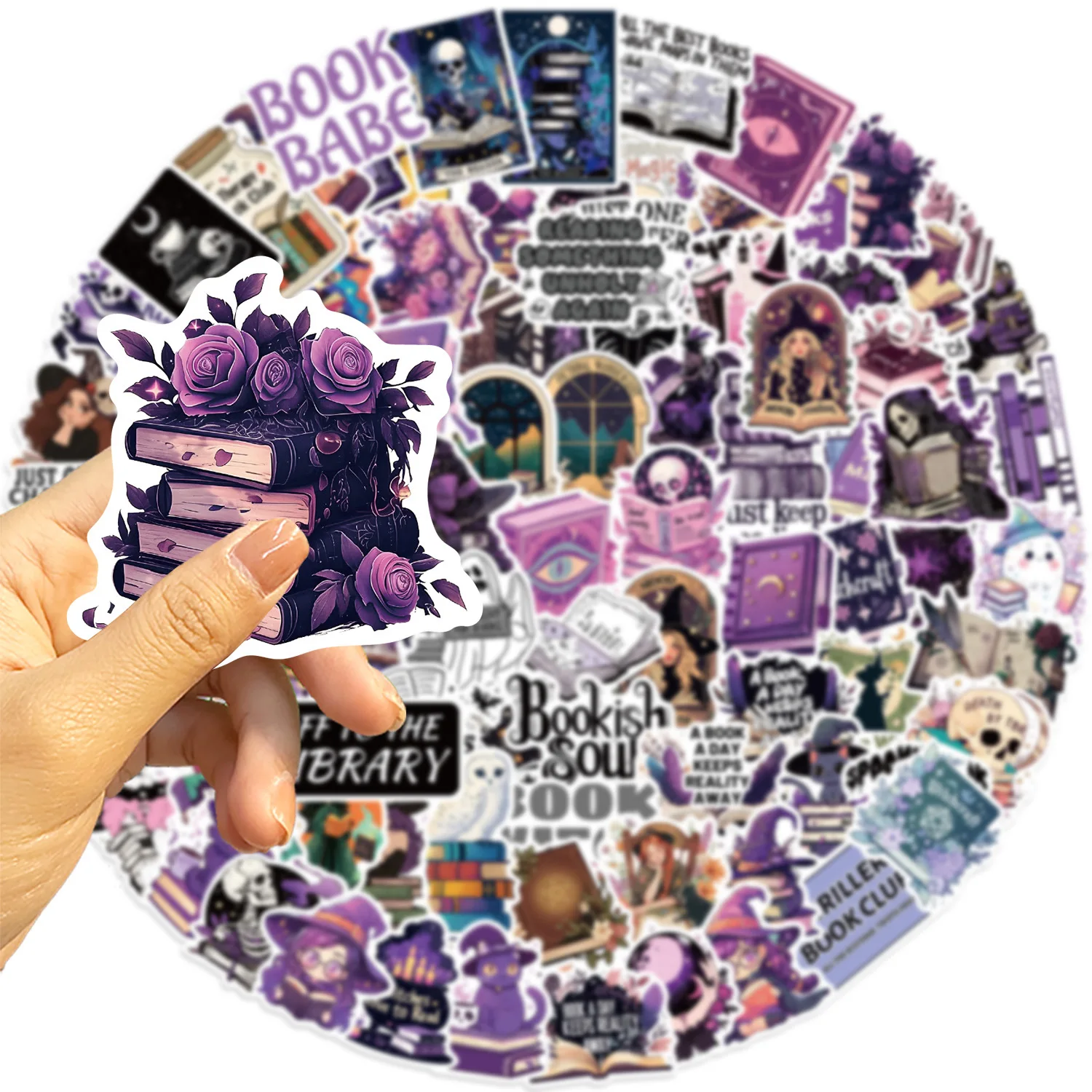 50/100PCS Purple Bookish Stickers for Notebook Luggage Stationery Waterproof Decoration Graffiti Decals Cool Sticker Packs Gifts
50/100PCS Purple Bookish Stickers for Notebook Luggage Stationery Waterproof Decoration Graffiti Decals Cool Sticker Packs Gifts