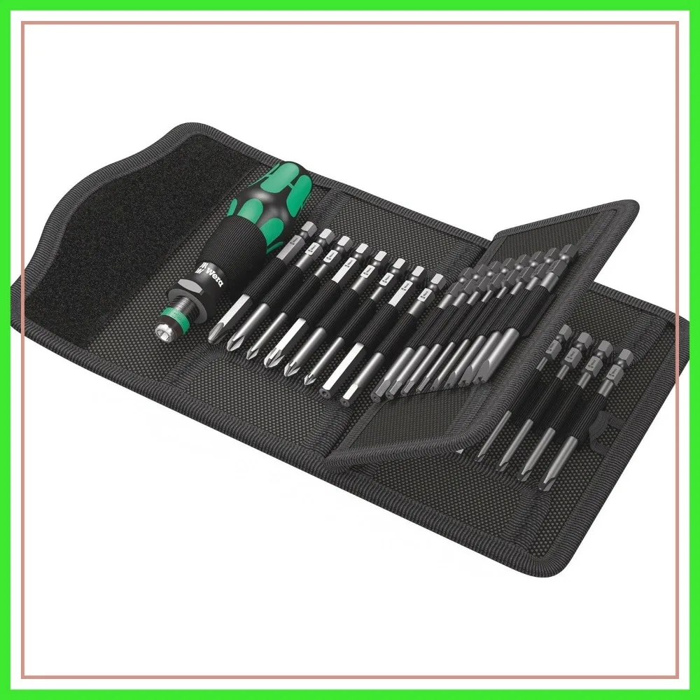 33-Piece Bitholding Screwdriver and Pouch Set, Compact Tool Kit for Home & DIY
33-Piece Bitholding Screwdriver and Pouch Set, Compact Tool Kit for Home & DIY