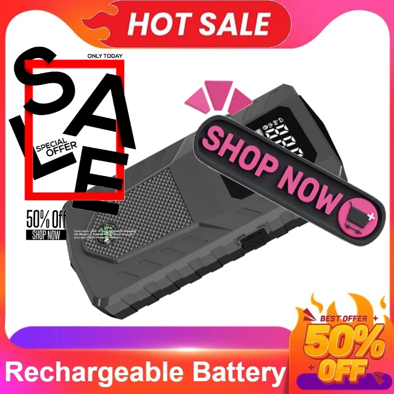 12V 6000mAh High-Capacity Portable Car Jump Starter, Emergency Battery Booster & Power Bank with Digital Display
12V 6000mAh High-Capacity Portable Car Jump Starter, Emergency Battery Booster & Power Bank with Digital Display