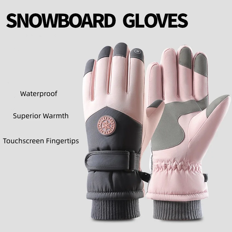 Waterproof Winter Ski Gloves for Men & Women, Touchscreen Snow Gloves for Skiing, Snowboarding, Running, Cycling, Winter Work
Waterproof Winter Ski Gloves for Men & Women, Touchscreen Snow Gloves for Skiing, Snowboarding, Running, Cycling, Winter Work