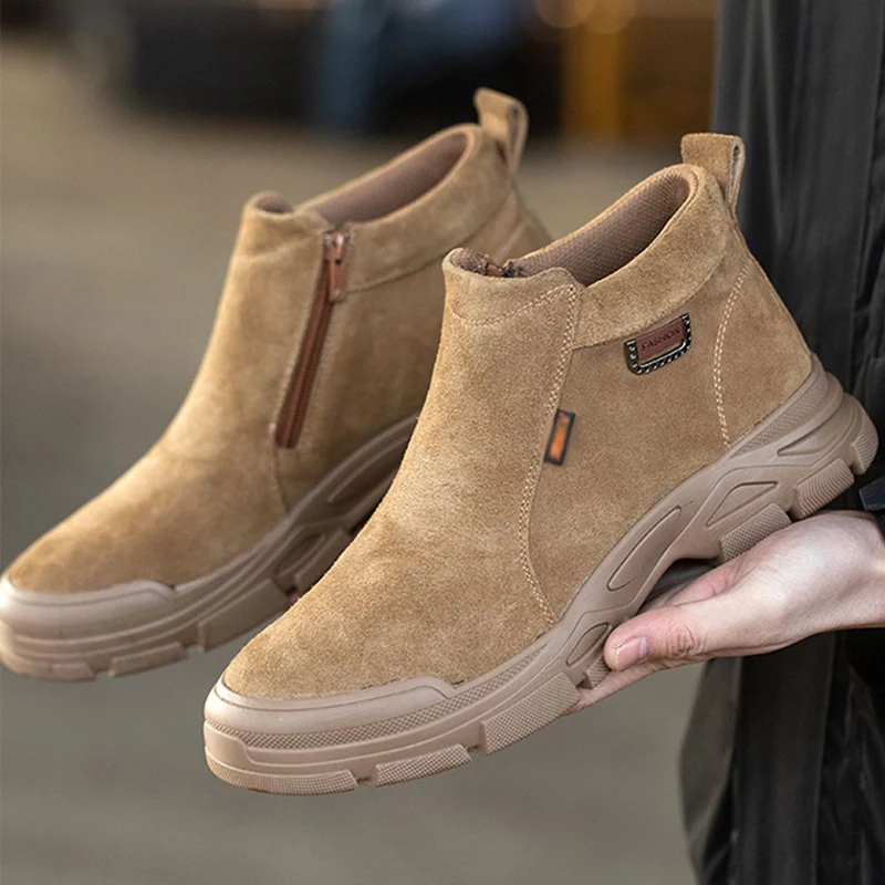 men's fashion steel toe caps work safety boots cow suede leather welding shoes slip-on worker ankle botas security footwear mans
men's fashion steel toe caps work safety boots cow suede leather welding shoes slip-on worker ankle botas security footwear mans