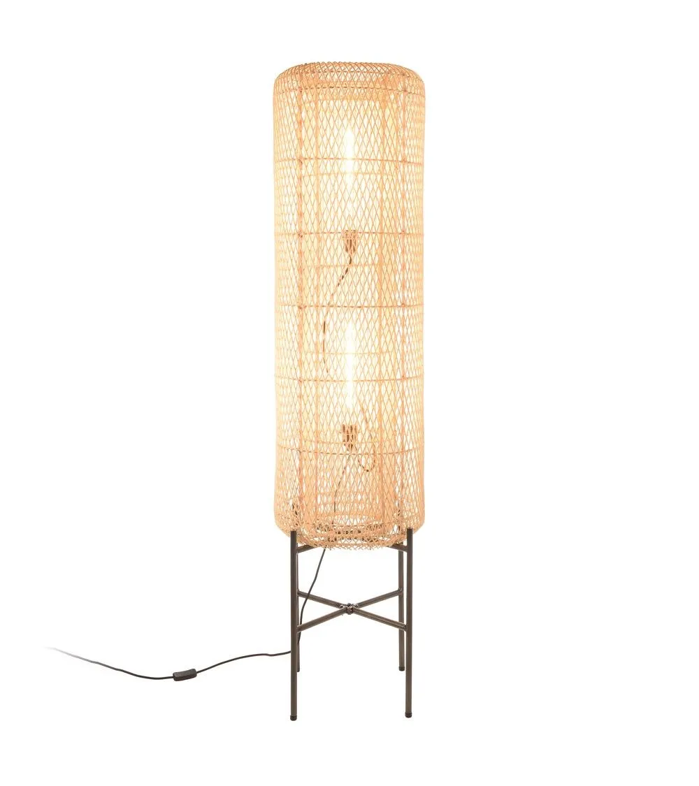 Modern Industrial Design LED Floor Lamp Natural Beige Black Iron Wood Tripod Legs Rattan Wrought E27 Base 2700K Dimmable Easy
Modern Industrial Design LED Floor Lamp Natural Beige Black Iron Wood Tripod Legs Rattan Wrought E27 Base 2700K Dimmable Easy