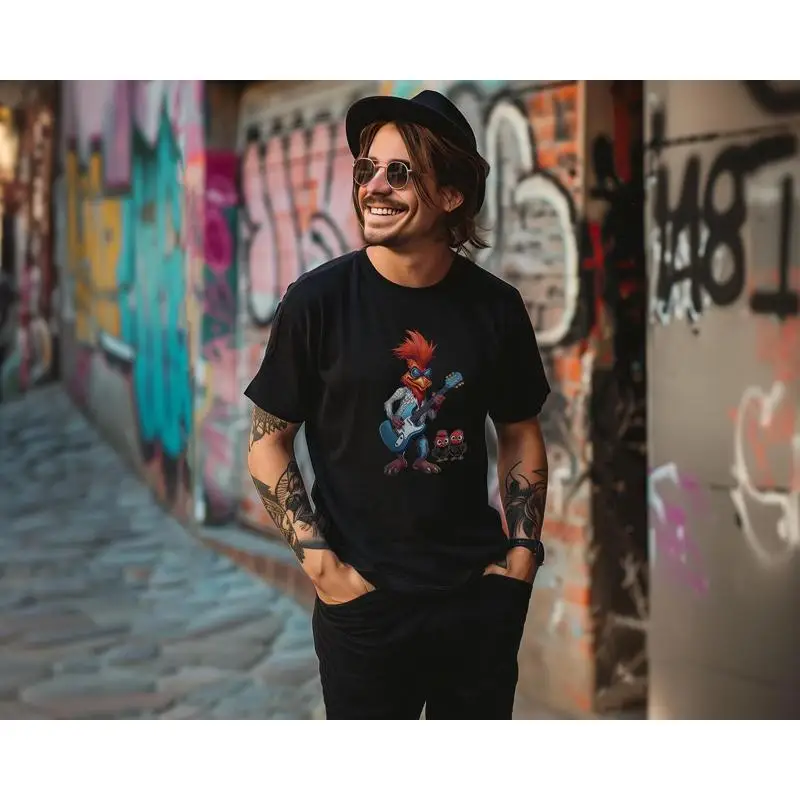 Musical Instrument T Shirt Guitar Player Musicians Funny Rooster And Sqwinx
Musical Instrument T Shirt Guitar Player Musicians Funny Rooster And Sqwinx