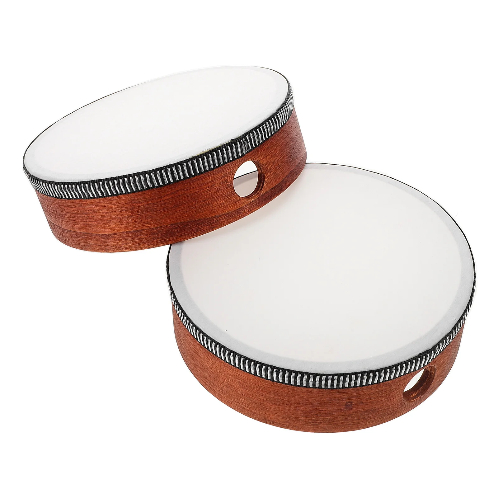 2pcs Tambourine Drum Hand Bell Wooden Kids Baby Musical Toy Adults Resonant Sound Quality Durability Performance
2pcs Tambourine Drum Hand Bell Wooden Kids Baby Musical Toy Adults Resonant Sound Quality Durability Performance