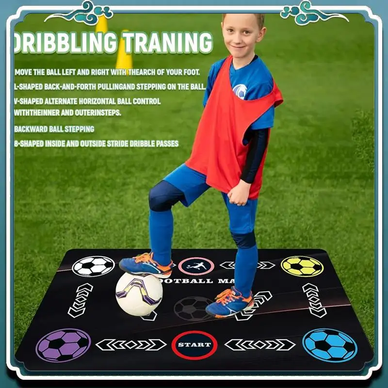 Reliable Soccer Training Mat - Non-Slip Silent Football Footwork Mat For All Skill Levels
Reliable Soccer Training Mat - Non-Slip Silent Football Footwork Mat For All Skill Levels
