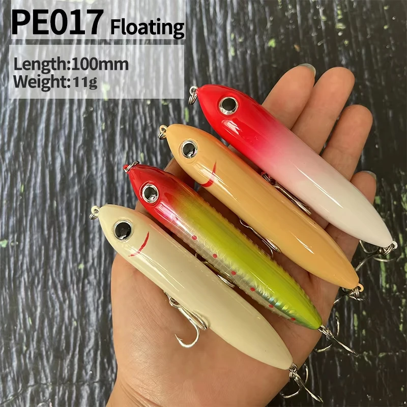 100mm 11g Pencil Fishing Spook Lures Floating Artificial Bait Saltwater Freshwater Okie Shad Swimbait Super Spook Jr Wobblers
100mm 11g Pencil Fishing Spook Lures Floating Artificial Bait Saltwater Freshwater Okie Shad Swimbait Super Spook Jr Wobblers