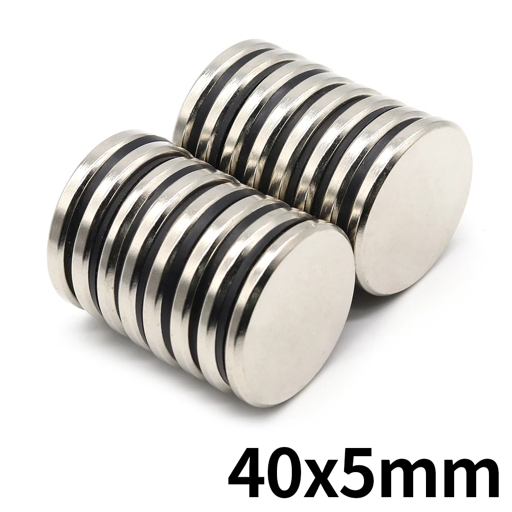 40x5mm Round Super Strong Neodymium Magnet N35 Powerful Magnetic NdfeB Permanent Refrigerator Magnet imanes DIY
40x5mm Round Super Strong Neodymium Magnet N35 Powerful Magnetic NdfeB Permanent Refrigerator Magnet imanes DIY