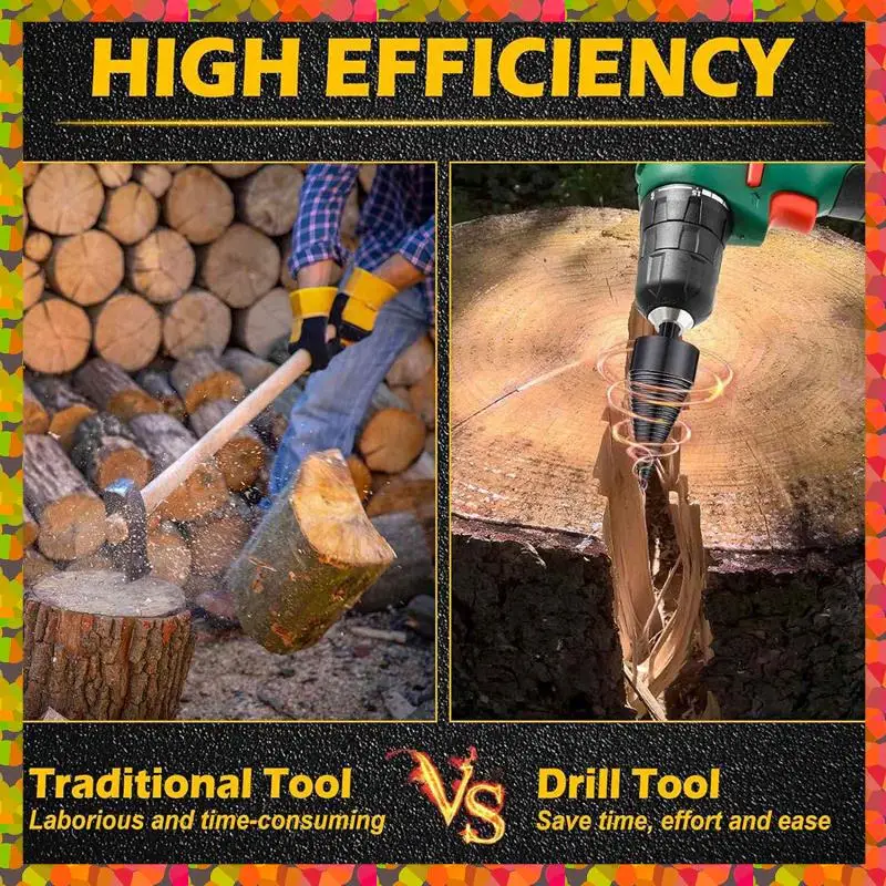 Promotion! Firewood Log Splitter Firewood Log Splitter Drill Bit Removable Firewood Splitter Drill Bits Firewood Splitting Drill
Promotion! Firewood Log Splitter Firewood Log Splitter Drill Bit Removable Firewood Splitter Drill Bits Firewood Splitting Drill