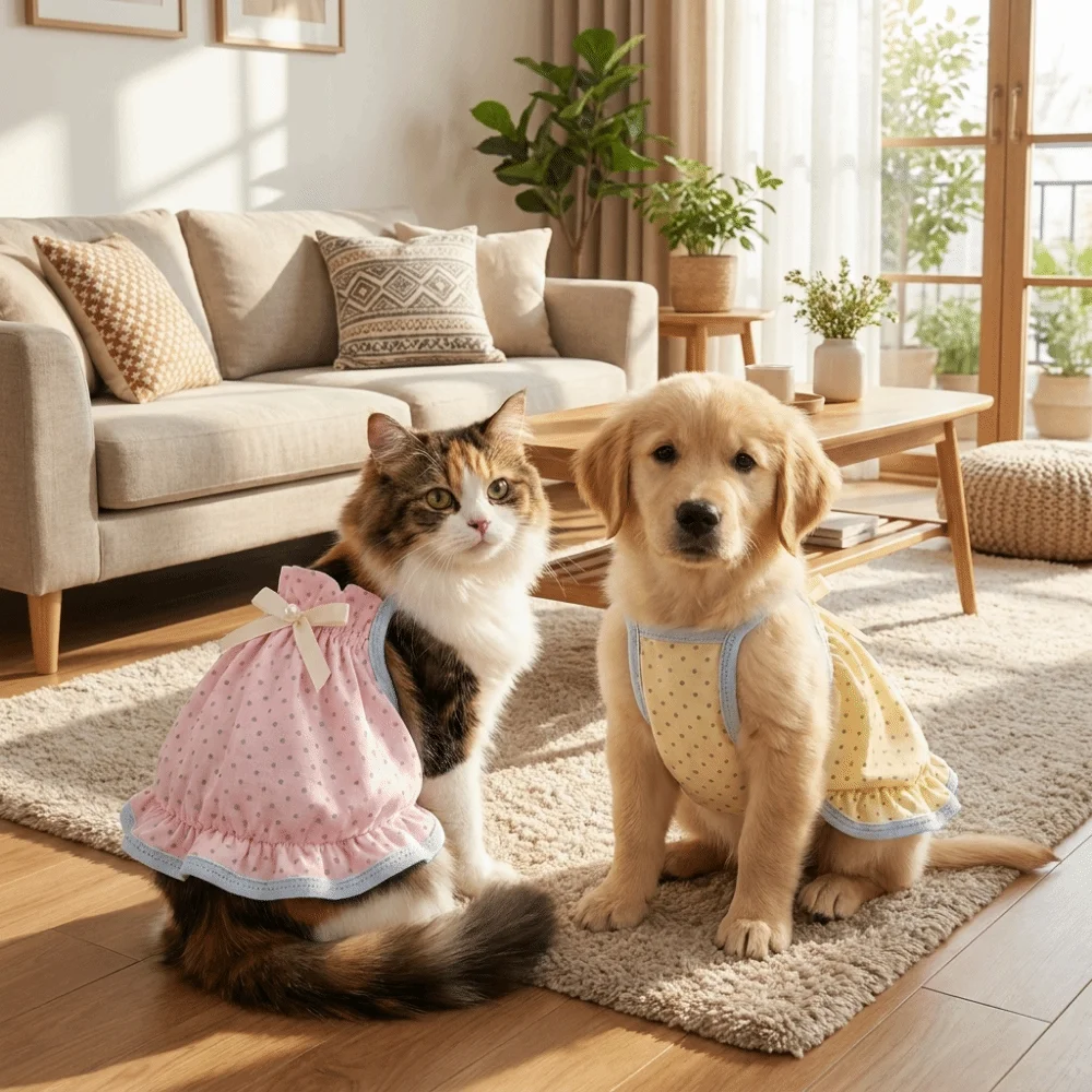 Dog Costume Thin Breathable Polka Dot Pet Dress Soft Skin-friendly Pet Princess Dress Cute Pet Dog Clothes Summer
Dog Costume Thin Breathable Polka Dot Pet Dress Soft Skin-friendly Pet Princess Dress Cute Pet Dog Clothes Summer
