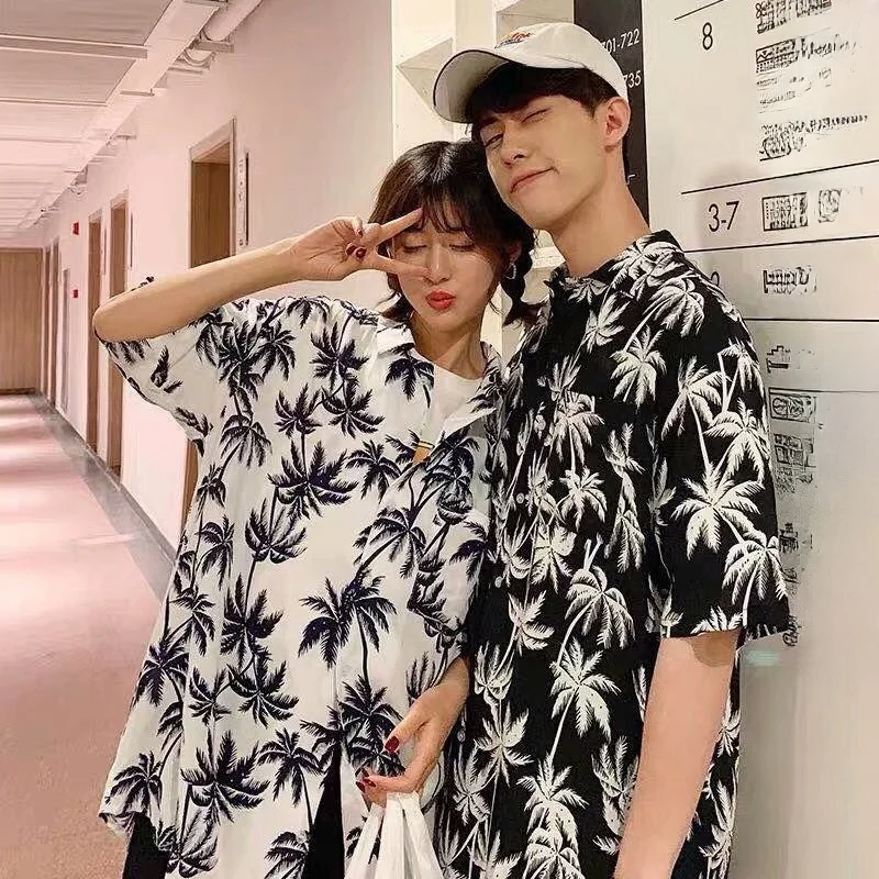 Floral Print Short Sleeve Shirt Vacation Beach Hawaii Style Couple's Cleanfit Polyester Women's Thin Spring Summer Blouse
Floral Print Short Sleeve Shirt Vacation Beach Hawaii Style Couple's Cleanfit Polyester Women's Thin Spring Summer Blouse