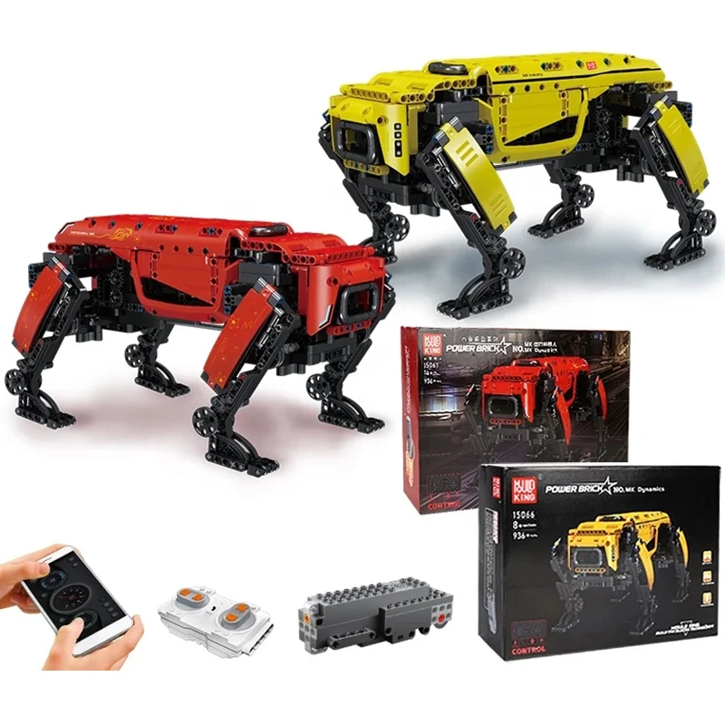 MOULDKING 15066 Technical Robot 936PCS RC Boston Dynamics Big Dog Model AlphaDog Building Blocks Bricks For Kids Gifts
MOULDKING 15066 Technical Robot 936PCS RC Boston Dynamics Big Dog Model AlphaDog Building Blocks Bricks For Kids Gifts