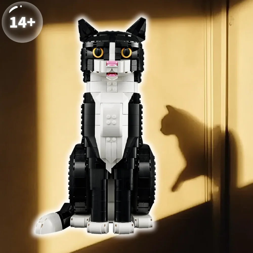 Design DIY Building Blocks In Tuxedo Cat Bricks Creative Cartoon Animal Assembly Toy Puzzle Christmas Gifts For Kids Fit 21349
Design DIY Building Blocks In Tuxedo Cat Bricks Creative Cartoon Animal Assembly Toy Puzzle Christmas Gifts For Kids Fit 21349