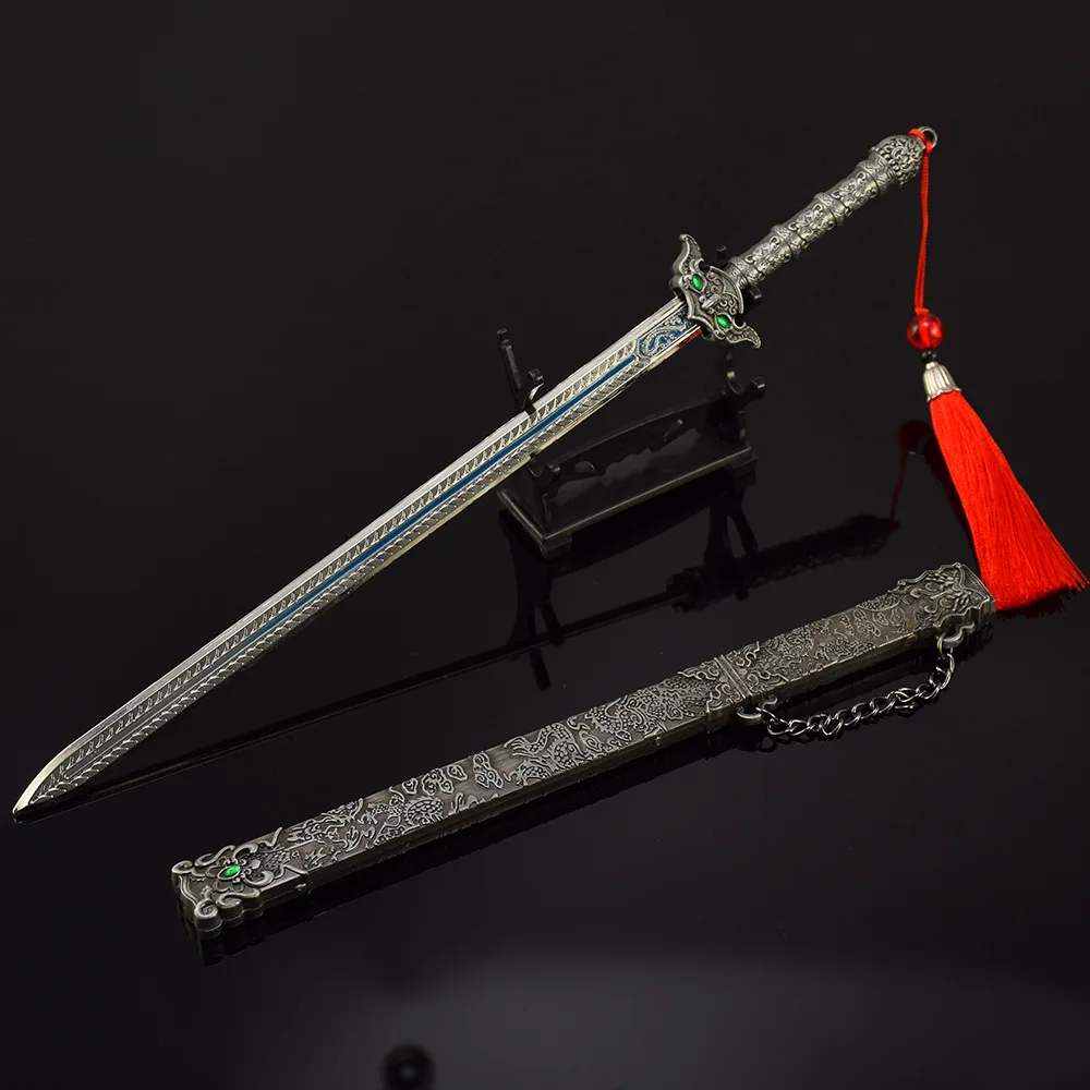 30cm Decorate Swords Metal Crafts Ornaments Sheathed Toy Sword,Listen To The Rain Sword,Collections,Katana Cosplay Gifts
30cm Decorate Swords Metal Crafts Ornaments Sheathed Toy Sword,Listen To The Rain Sword,Collections,Katana Cosplay Gifts