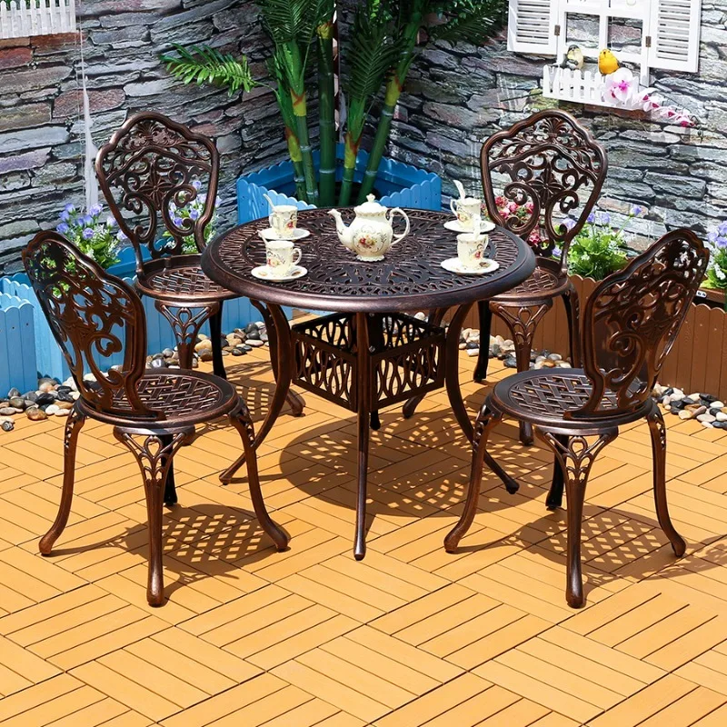 Best Selling Outdoor Balcony Patio Set Round Small Bistro Furniture Cast Aluminum Table and Chairs
Best Selling Outdoor Balcony Patio Set Round Small Bistro Furniture Cast Aluminum Table and Chairs