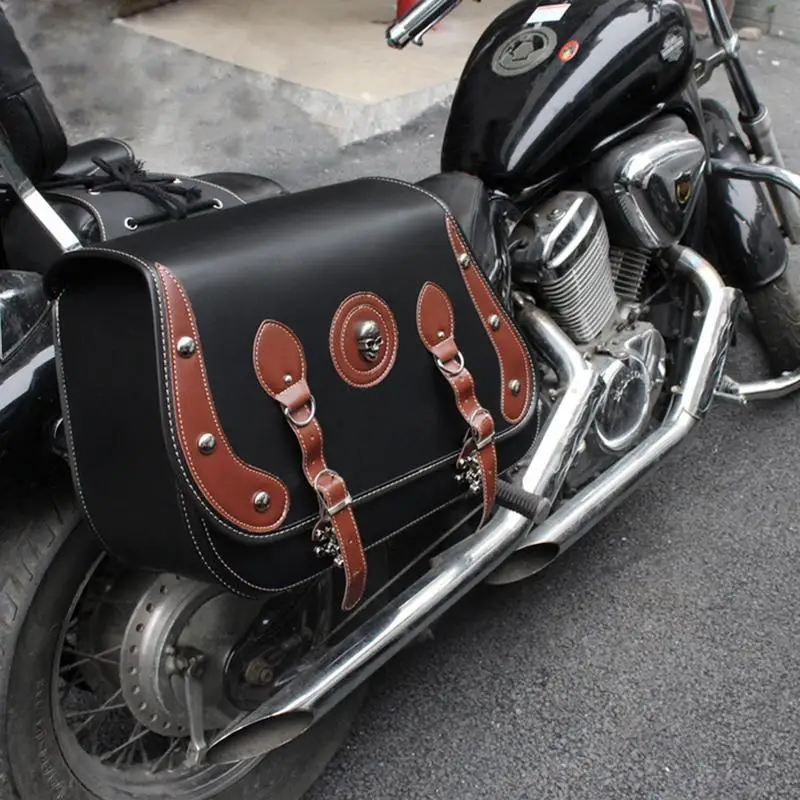 Motorcycle Side Bag Retro Stylee PU Leather Bag Motorcycle Saddlebag Side Bag Quick Release Buckle Waterproof luggage bag
Motorcycle Side Bag Retro Stylee PU Leather Bag Motorcycle Saddlebag Side Bag Quick Release Buckle Waterproof luggage bag