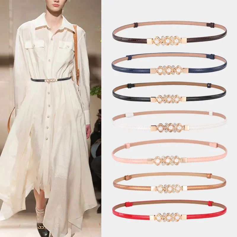 New Genuine Leather Thin Women's Baita Decoration With Dress Shirt Simple Adjustable Small Belt
New Genuine Leather Thin Women's Baita Decoration With Dress Shirt Simple Adjustable Small Belt