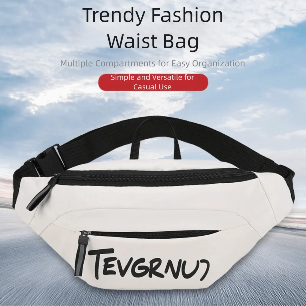 New Nylon Polyester Men Waist Bag Black White Multifunctional Chest Bag Large Capacity Crossbody Bag Men Women
New Nylon Polyester Men Waist Bag Black White Multifunctional Chest Bag Large Capacity Crossbody Bag Men Women