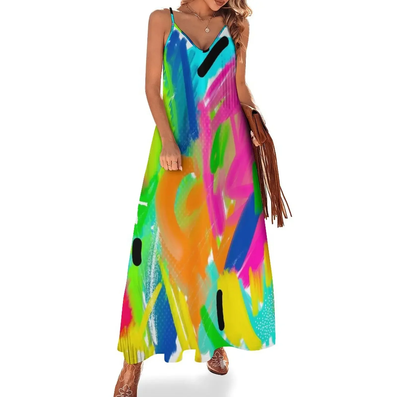 Colorful Abstract Painting Sleeveless Dress dresses summer woman 2024 summer woman dress 2024 Women's dresses Summer skirt Dress
Colorful Abstract Painting Sleeveless Dress dresses summer woman 2024 summer woman dress 2024 Women's dresses Summer skirt Dress