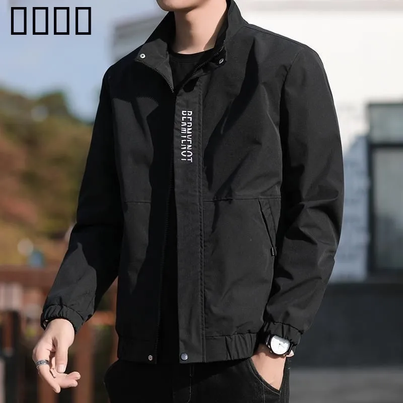 Мужская повседневная куртка на весну-осень, модная, с воротником-стойкой, рабочая одежда, из смесового хлопка, стандартный крой, ветрозащитная, с рукавом 3/4
Мужская повседневная куртка на весну-осень, модная, с воротником-стойкой, рабочая одежда, из смесового хлопка, стандартный крой, ветрозащитная, с рукавом 3/4