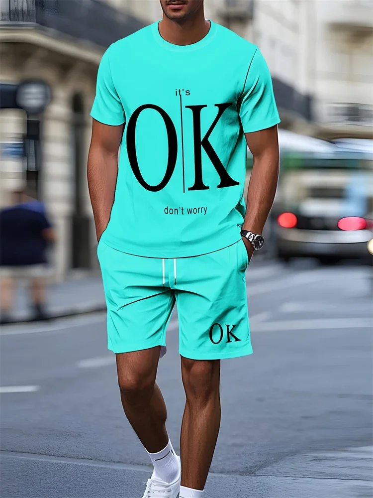 Men's summer T-shirt set, 3D coconut print, plus size Hawaiian style, T-shirt and shorts, breathable and comfortable.
Men's summer T-shirt set, 3D coconut print, plus size Hawaiian style, T-shirt and shorts, breathable and comfortable.
