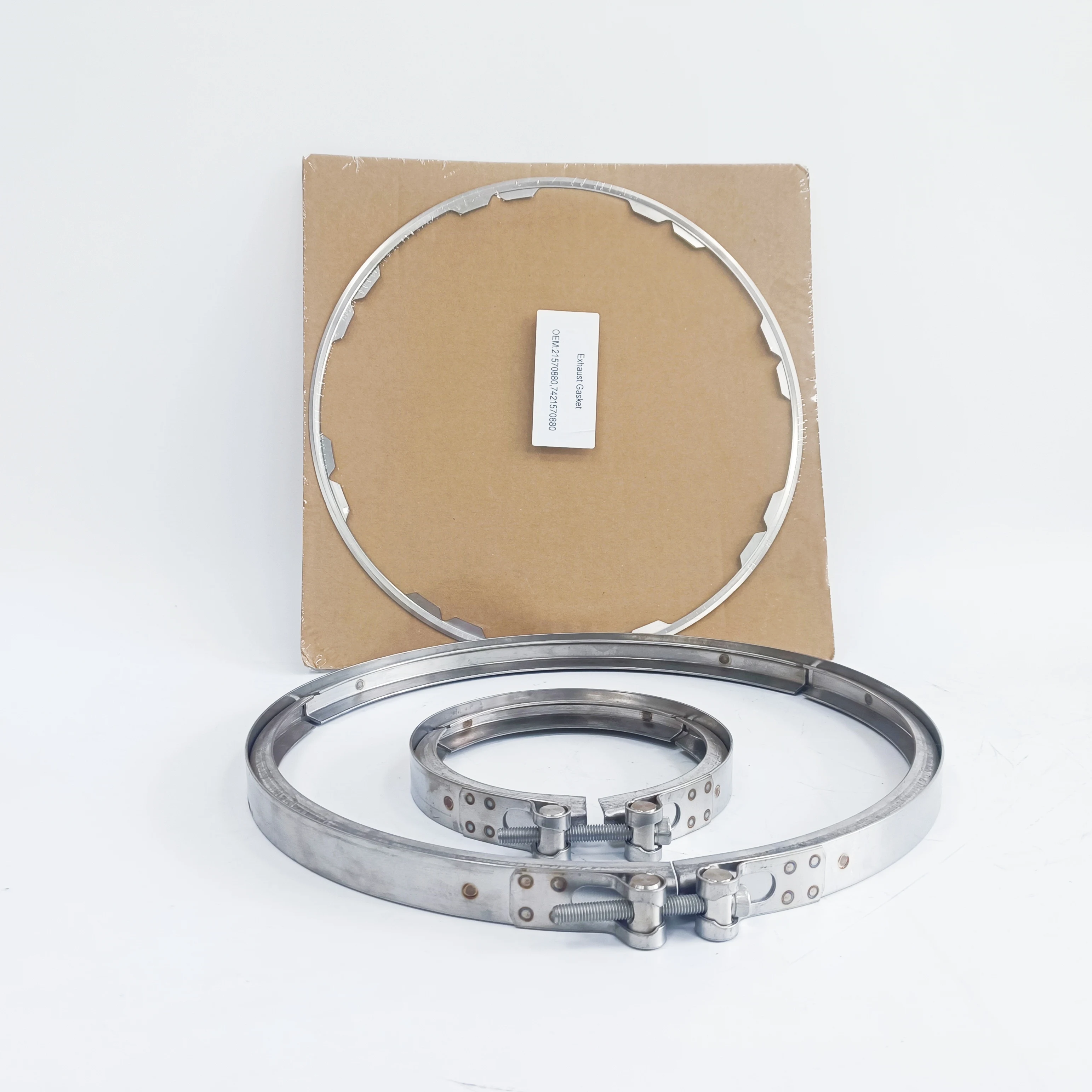 Комплект прокладок и зажимов для сажевого фильтра DPF Volvo 21716416, новый, модель CLA, артикулы 7421716414, 7421716416
Комплект прокладок и зажимов для сажевого фильтра DPF Volvo 21716416, новый, модель CLA, артикулы 7421716414, 7421716416