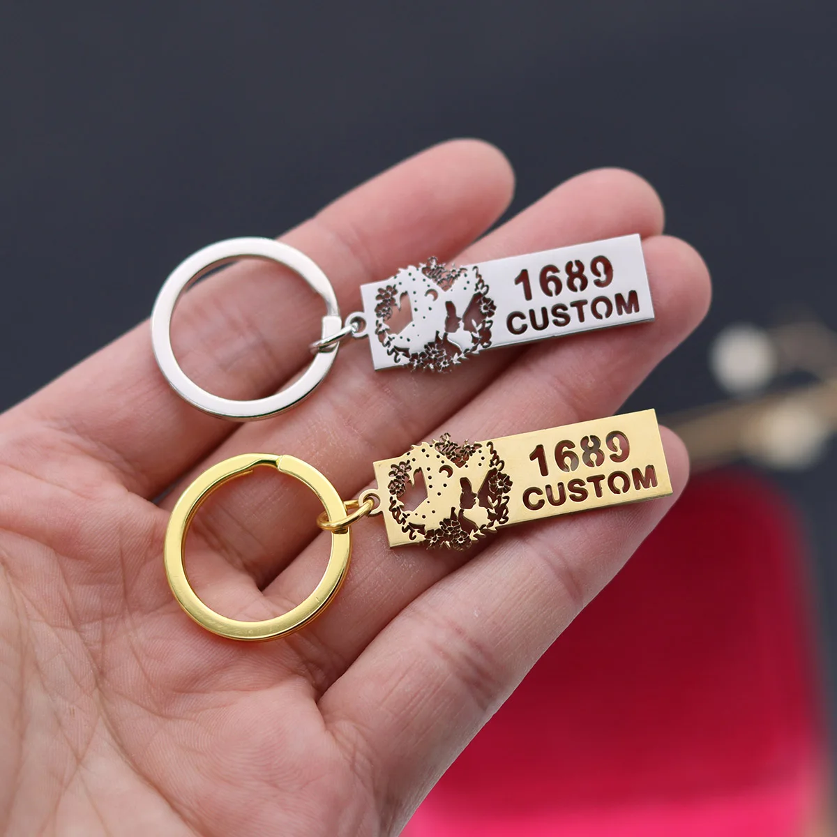 QIAMNI Personalized Custom House Number Keychain Housewarming Gift Stainless Steel Laser Engraved Address Street Key Chain
QIAMNI Personalized Custom House Number Keychain Housewarming Gift Stainless Steel Laser Engraved Address Street Key Chain