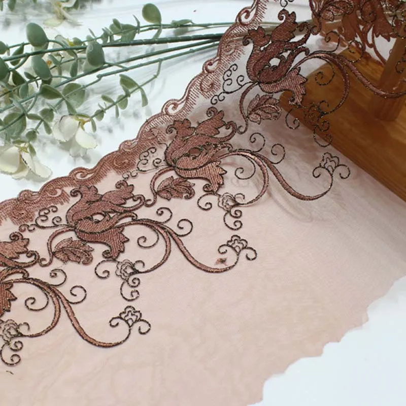 29Yards Brown Coffee Floral Embroidery Lace Trim DIY Craft Sewing Supplies Skirt Hem Decoration Accessories Wedding Laces
29Yards Brown Coffee Floral Embroidery Lace Trim DIY Craft Sewing Supplies Skirt Hem Decoration Accessories Wedding Laces